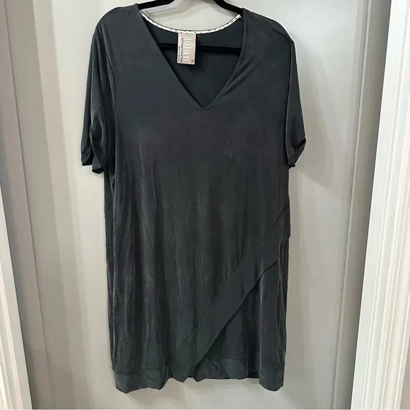 Anthropologie Dolan Left Coast Collection Shift Dress Charcoal Grey Size XL - Picture 2 of 6